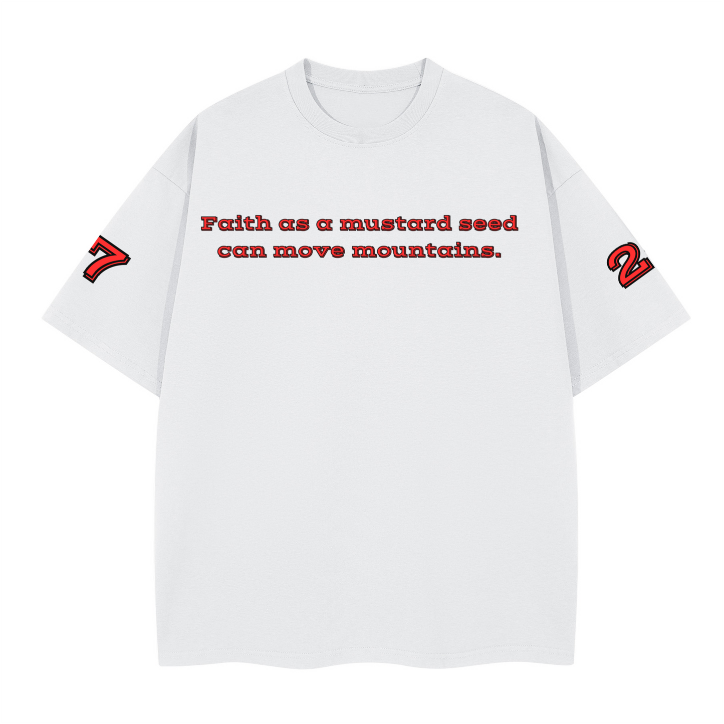 Faith of a Mustard Seed/ Loose Boxy T-shirt
