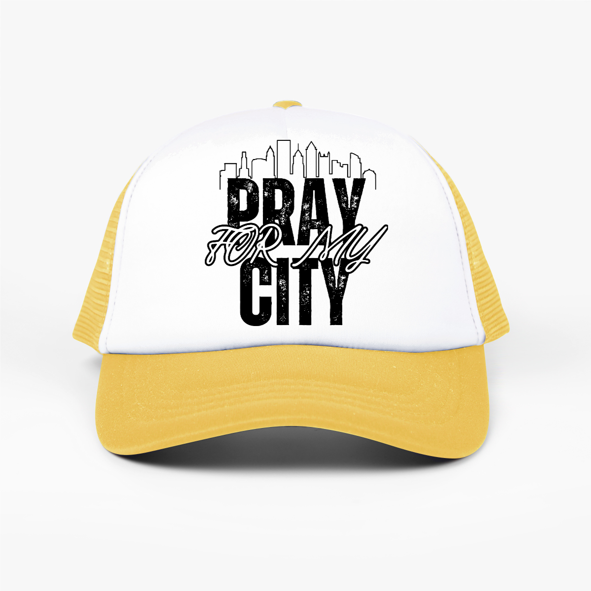 Pray for my city trucker hat