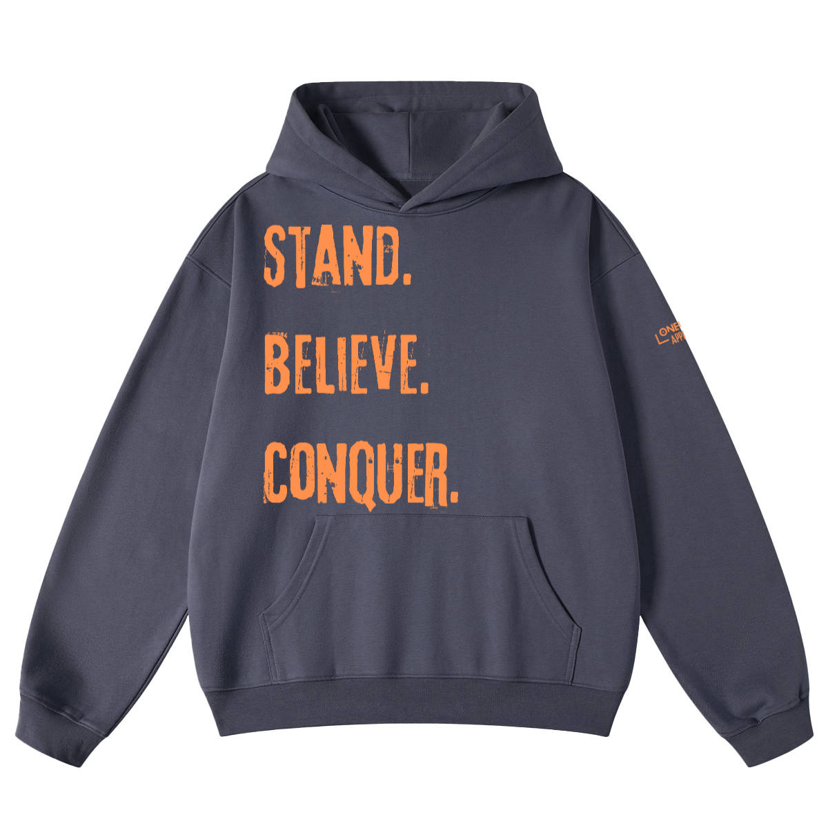 When Faith Stands Looped Hoodie