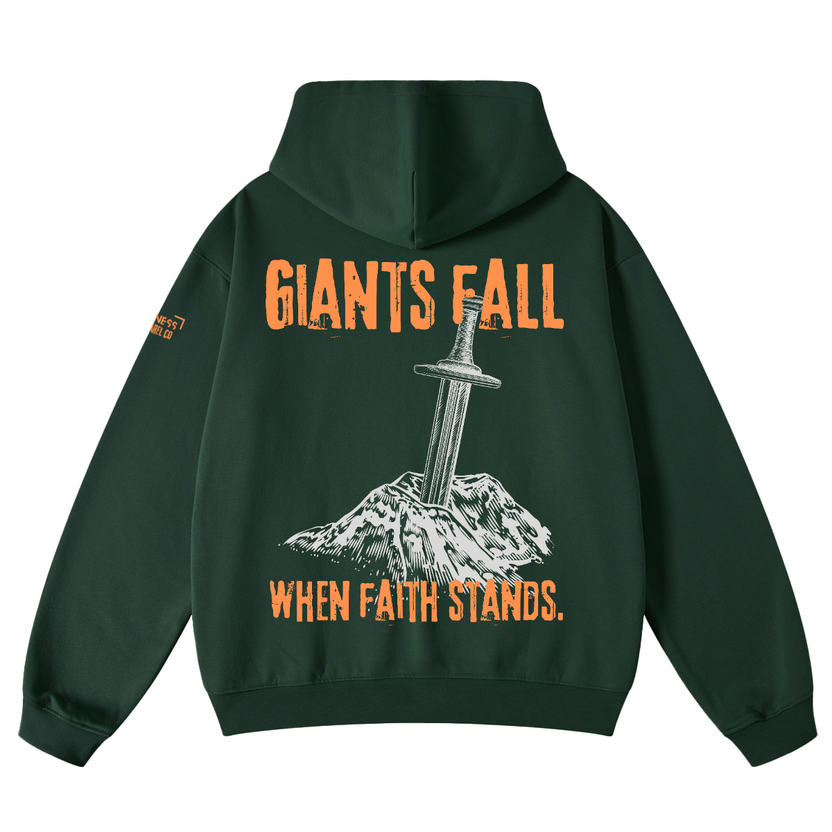 When Faith Stands Looped Hoodie