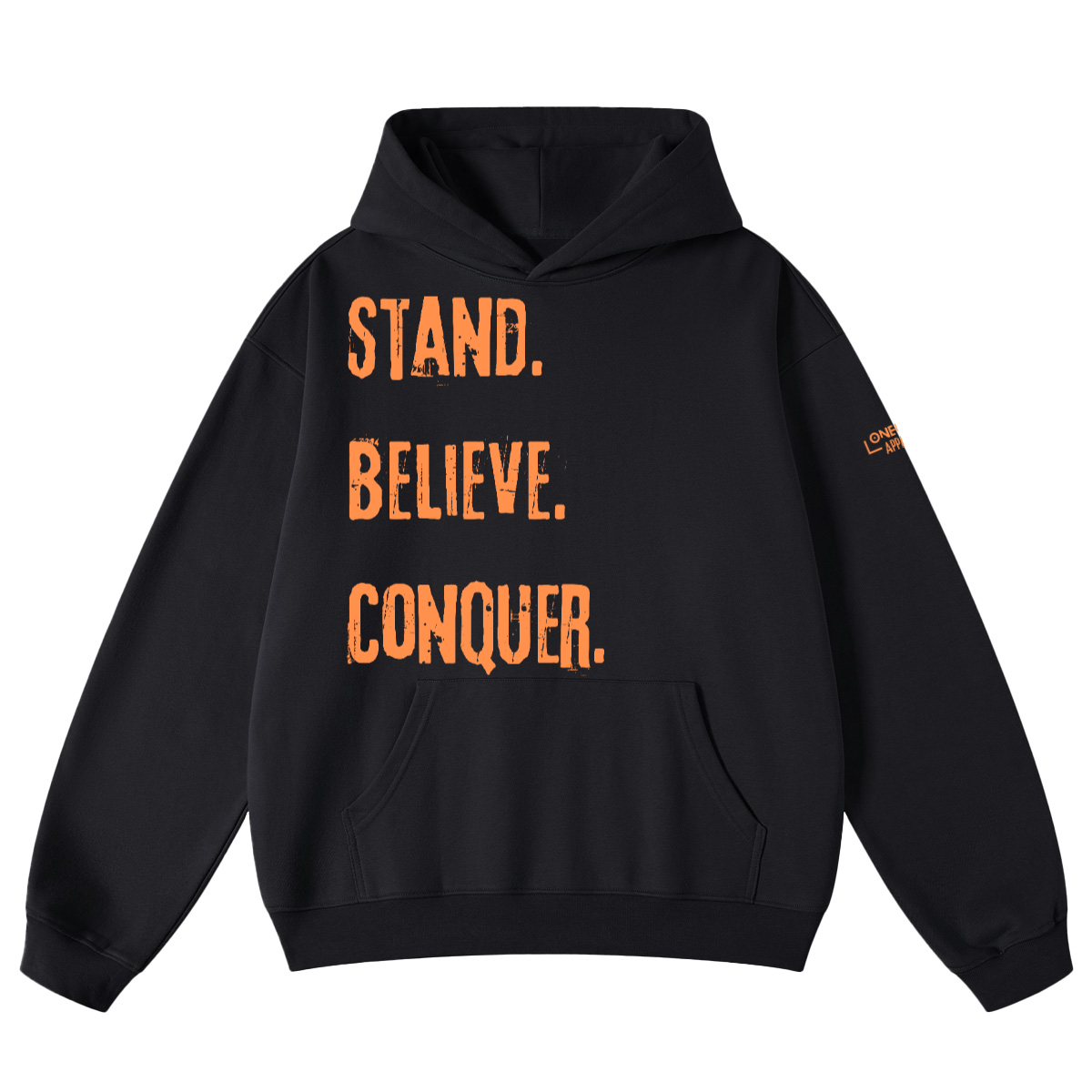 When Faith Stands Looped Hoodie