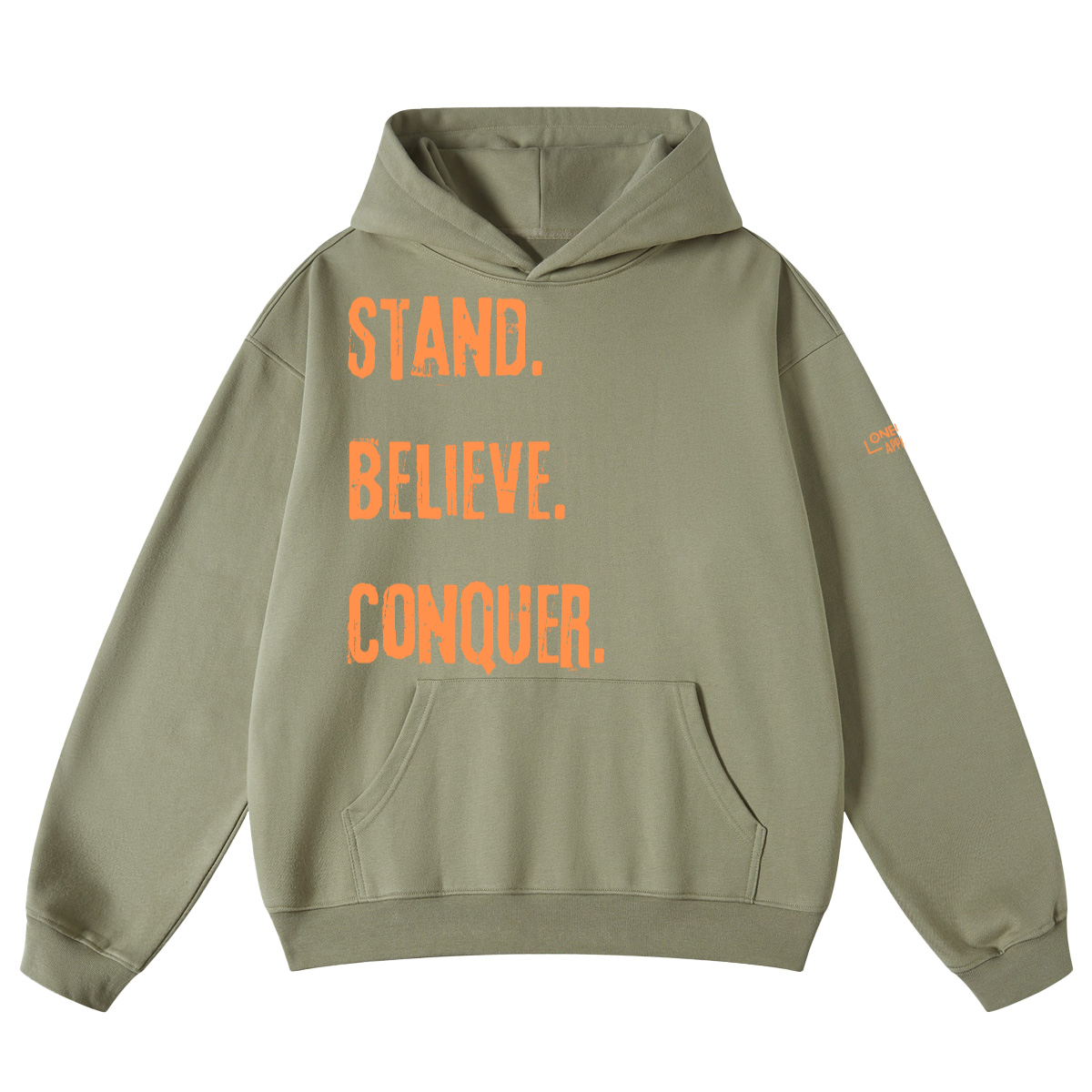 When Faith Stands Looped Hoodie