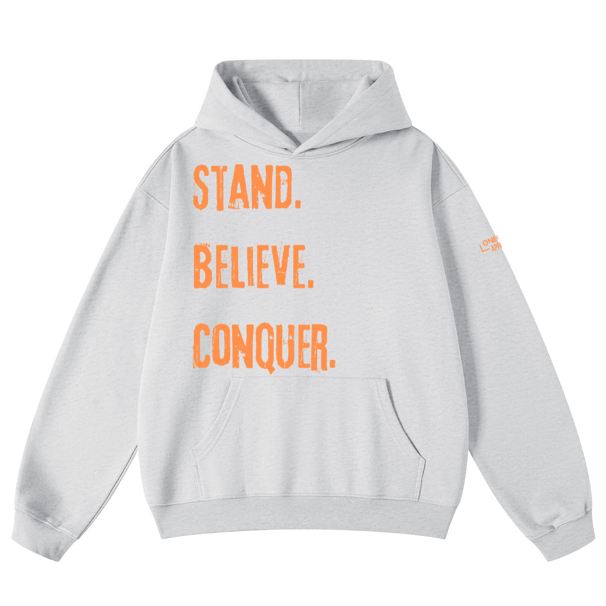 When Faith Stands Looped Hoodie
