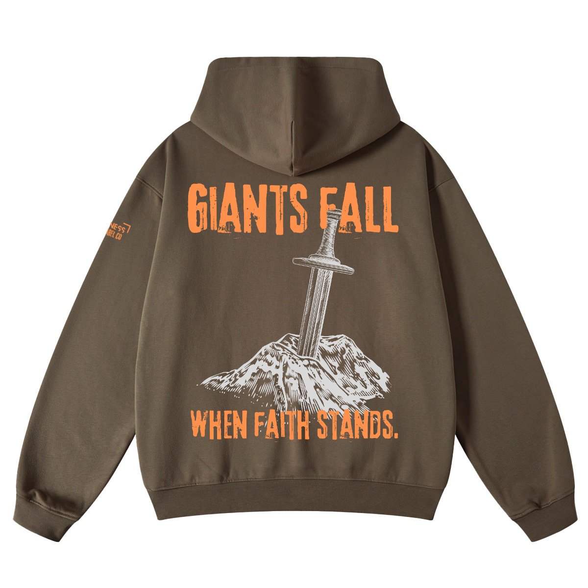 When Faith Stands Looped Hoodie
