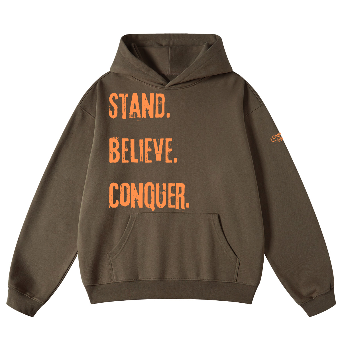 When Faith Stands Looped Hoodie