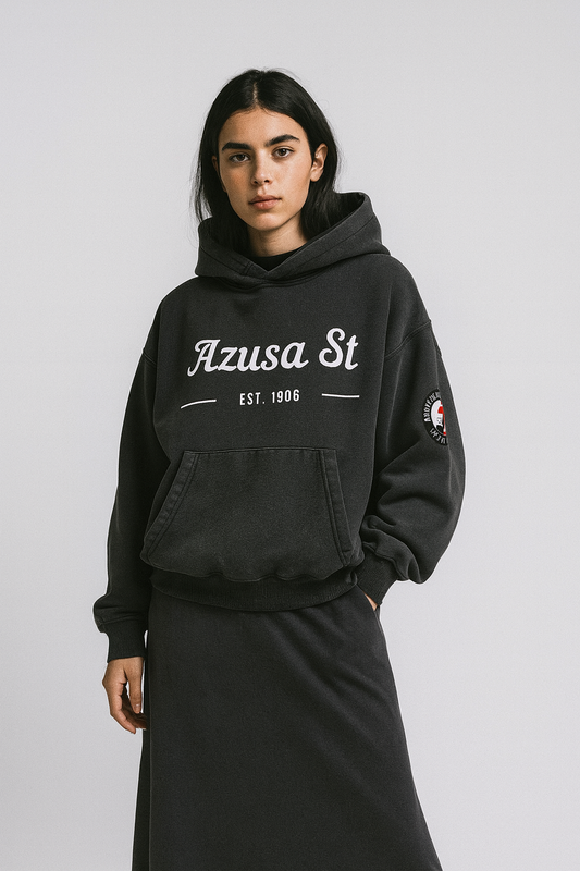Azusa St. Heavyweight Washed Boxy Hoodie
