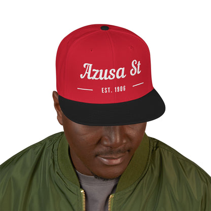 Azusa Street Embroidered Snap Back Hat
