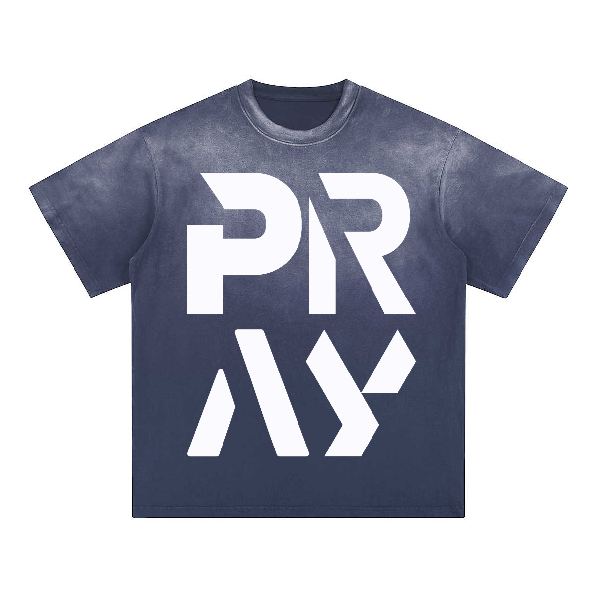 PRAY Washed Gradient tee