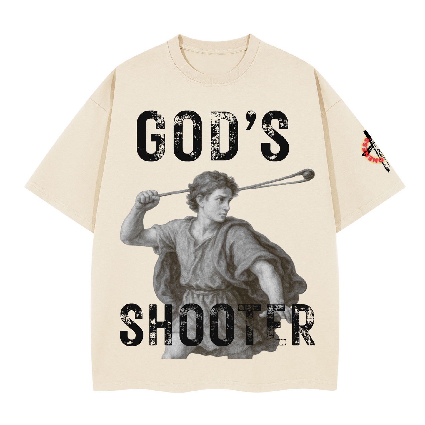 Backed by the King/ Loose Boxy T-shirt