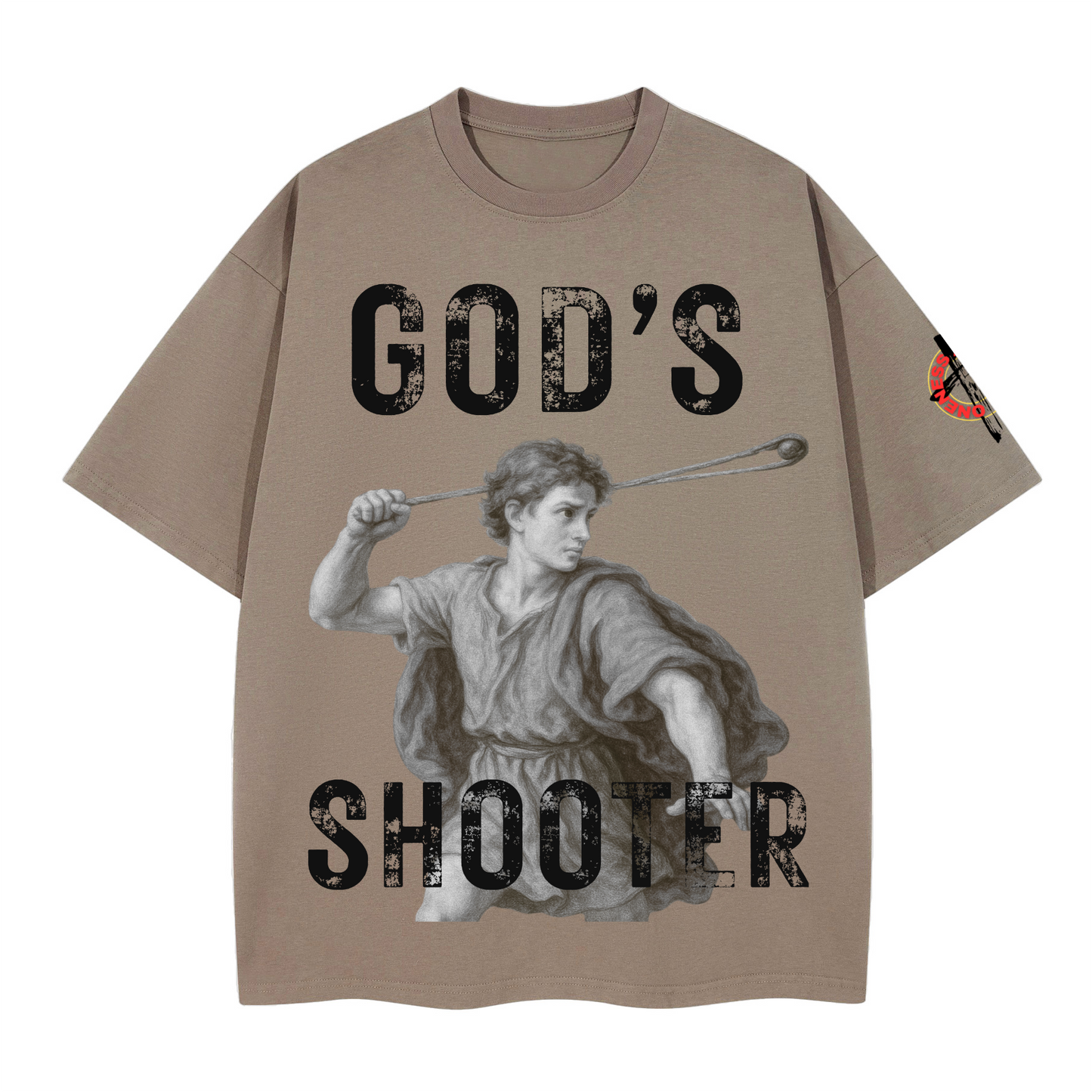 Backed by the King/ Loose Boxy T-shirt