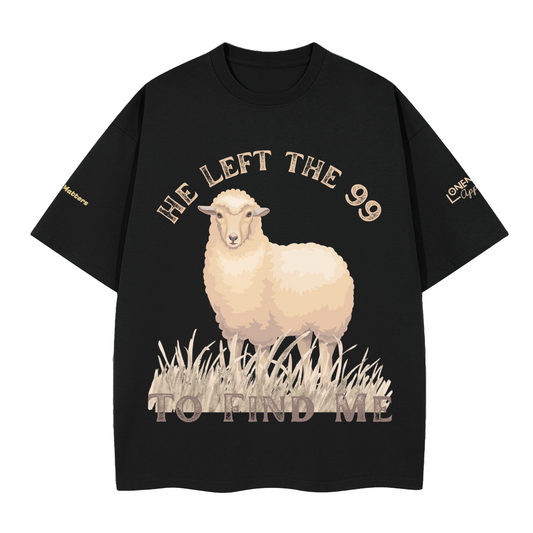 He Left the 99/ Loose Boxy T-shirt