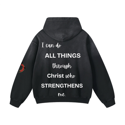 Philippians 4:13/ Oversize Boxy Hoodie