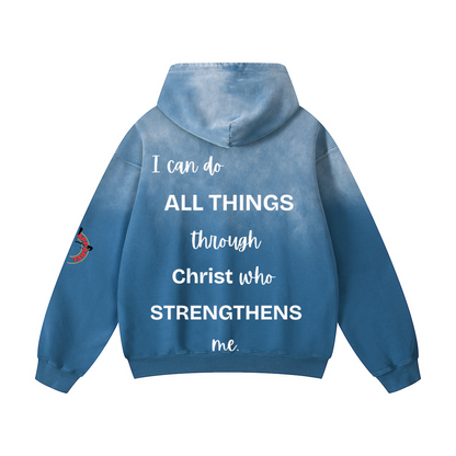 Philippians 4:13/ Oversize Boxy Hoodie