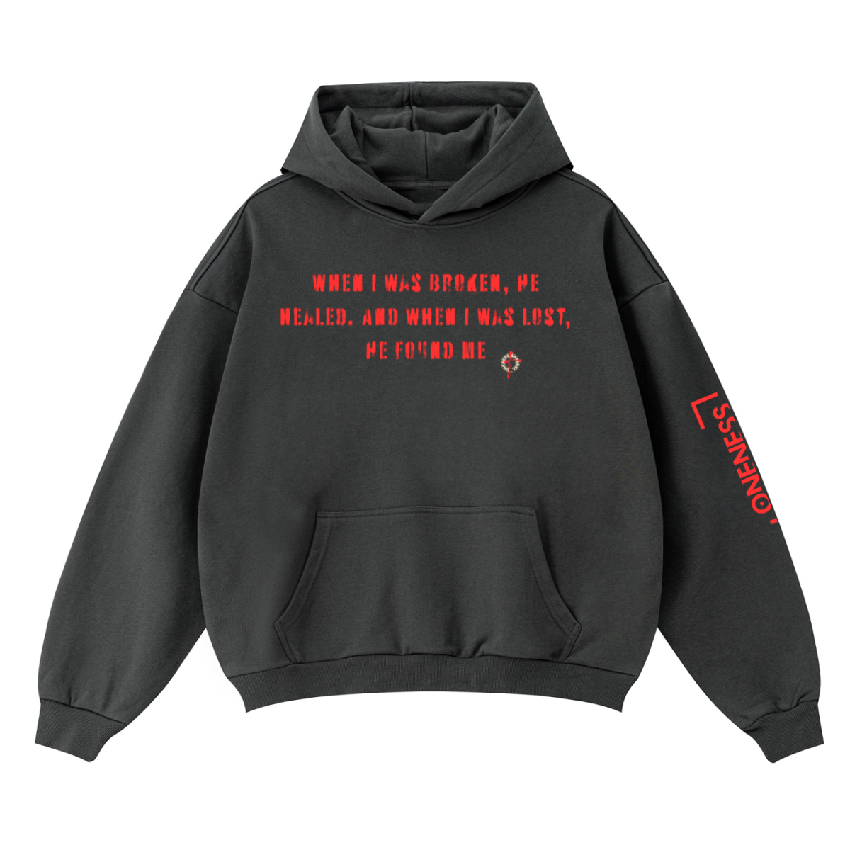 I Love Jesus/ Oversize Boxy Hoodie