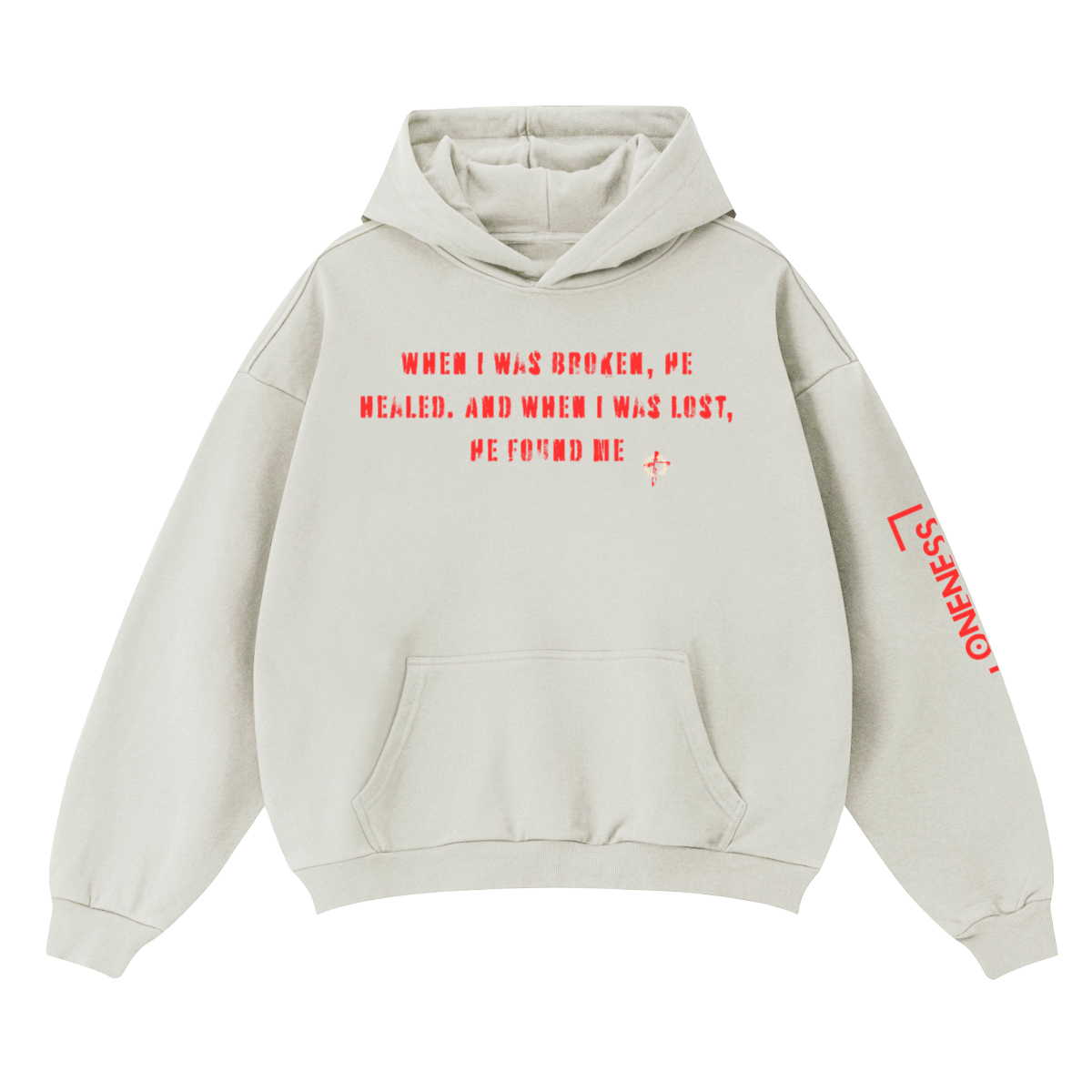 I Love Jesus/ Oversize Boxy Hoodie