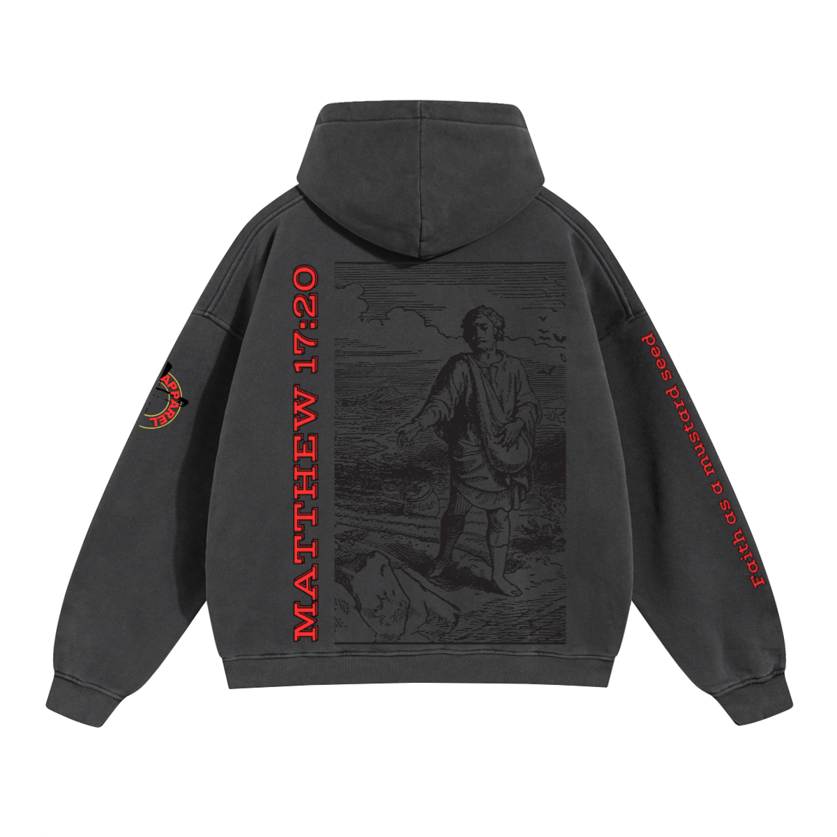 Faith of a Mustard Seed/ Oversize Boxy Hoodie