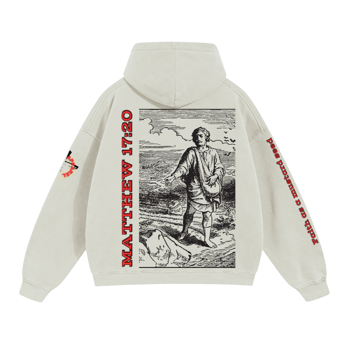 Faith of a Mustard Seed/ Oversize Boxy Hoodie