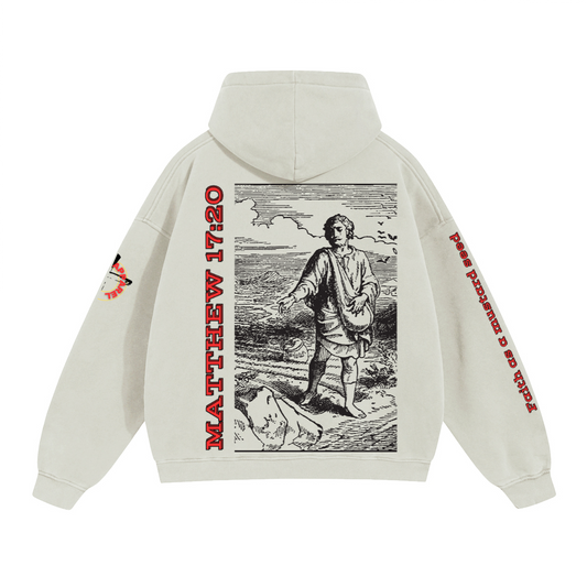 Faith of a Mustard Seed/ Oversize Boxy Hoodie