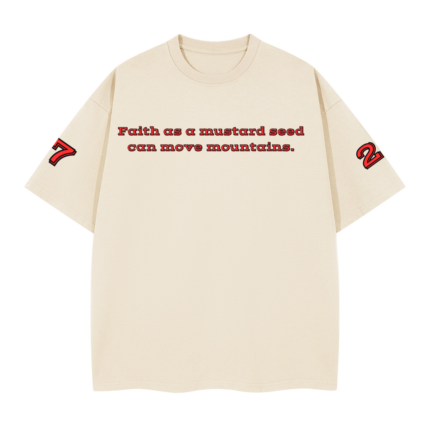 Faith of a Mustard Seed/ Loose Boxy T-shirt
