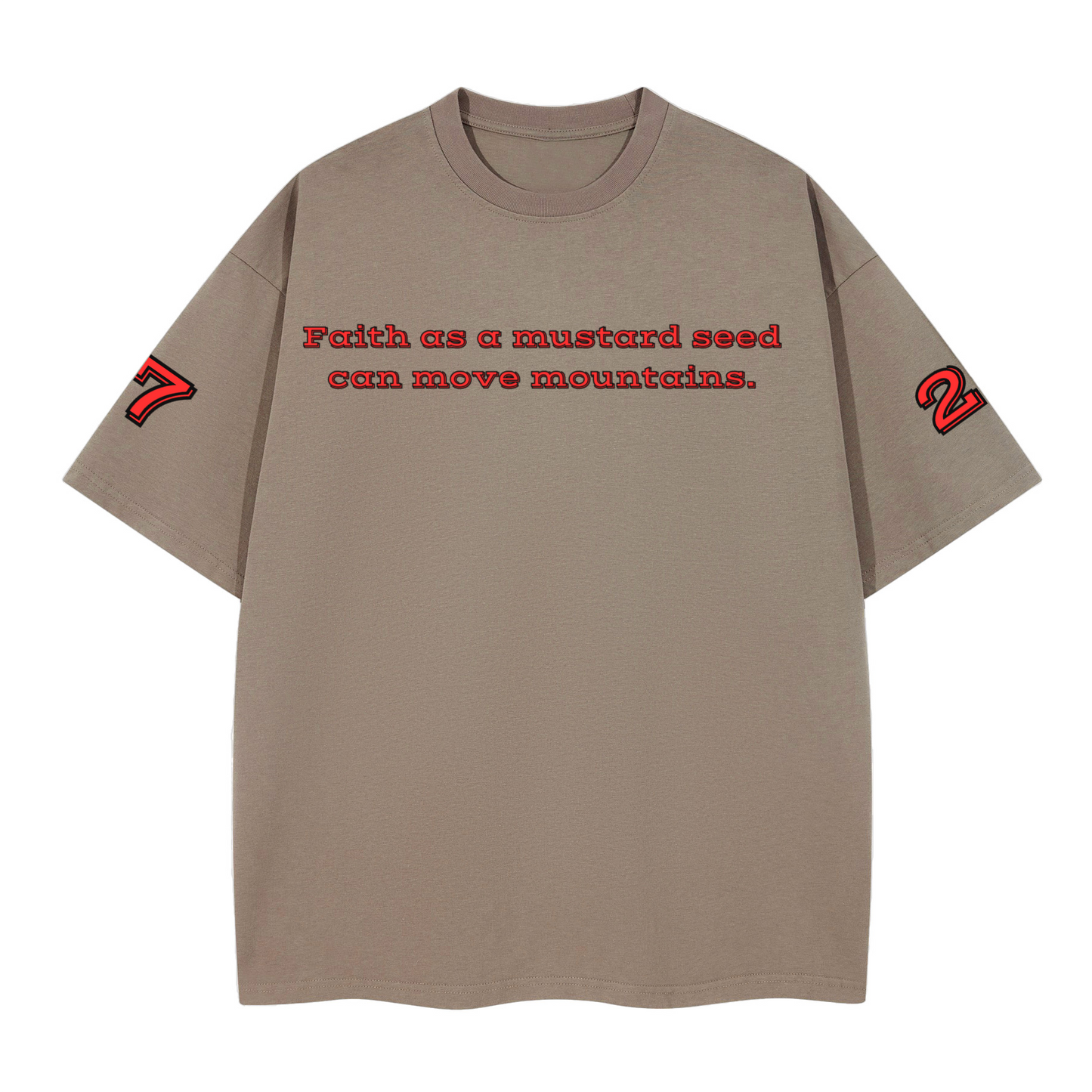 Faith of a Mustard Seed/ Loose Boxy T-shirt