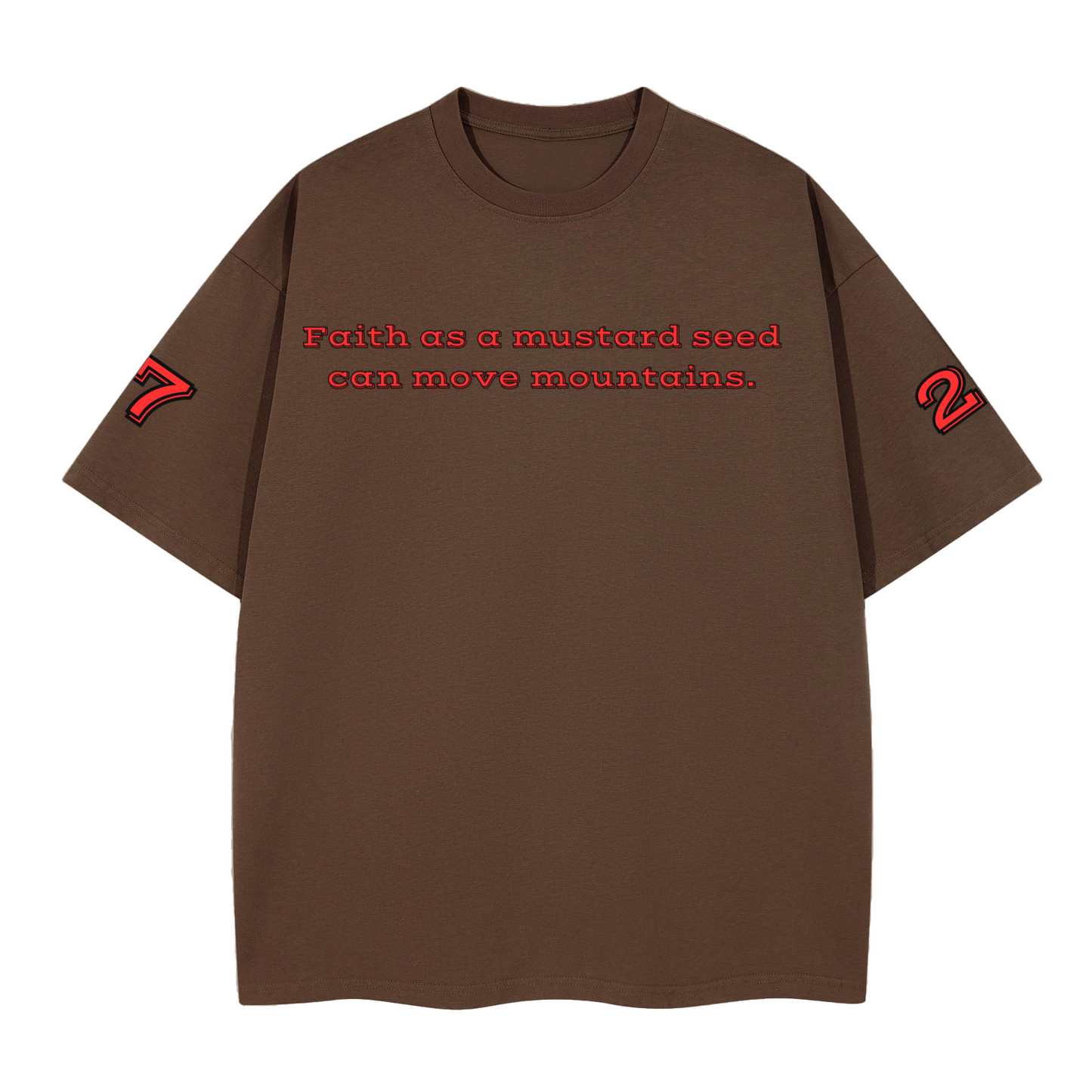 Faith of a Mustard Seed/ Loose Boxy T-shirt