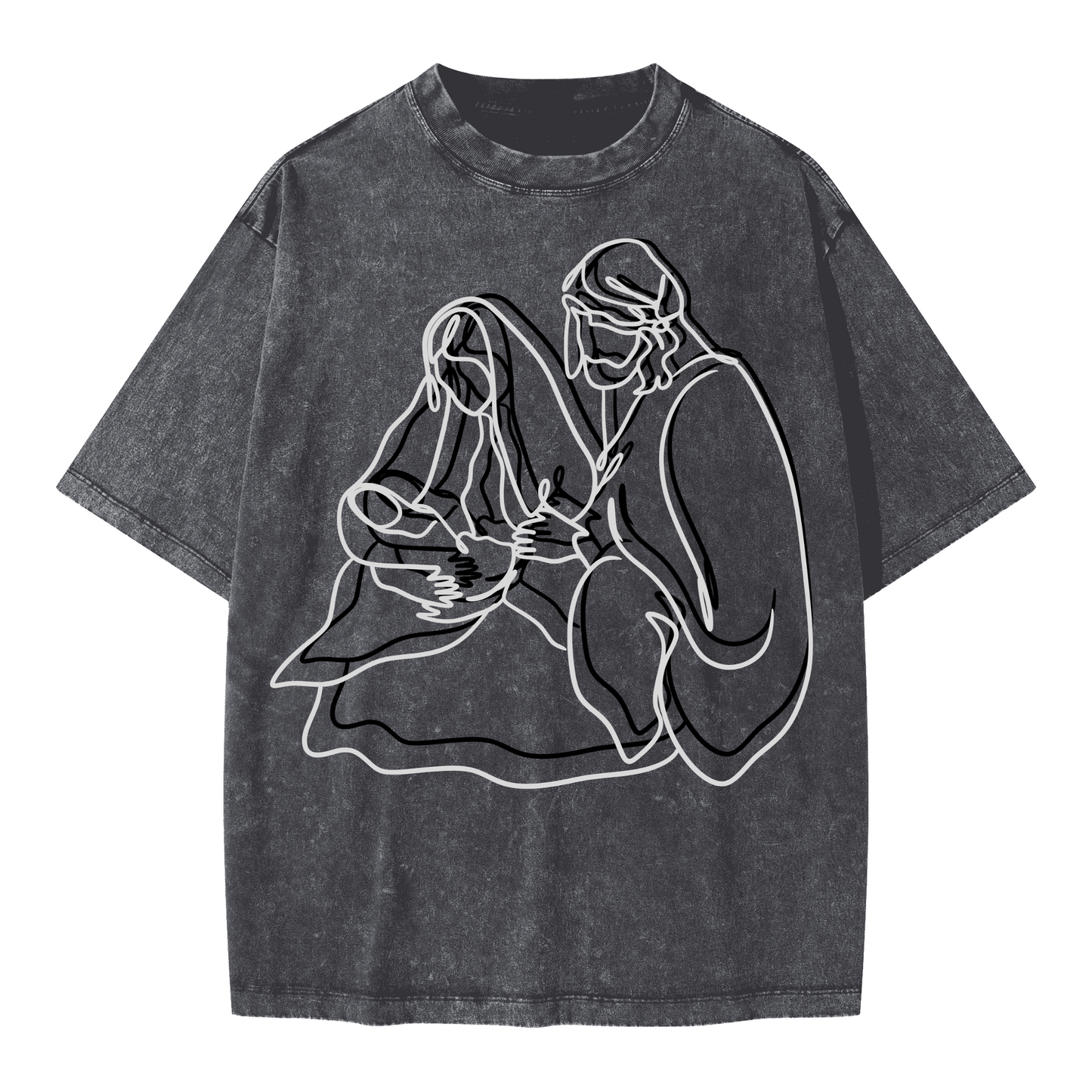 Mary & Joseph Oversized Snow Wash T-shirt
