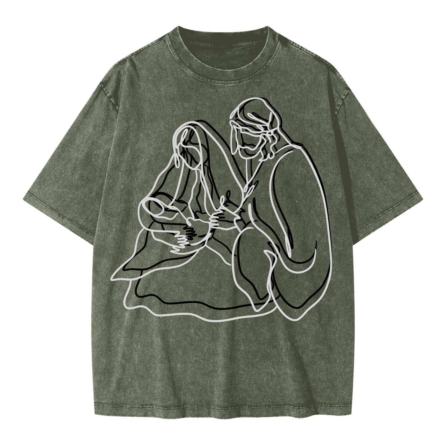 Mary & Joseph Oversized Snow Wash T-shirt