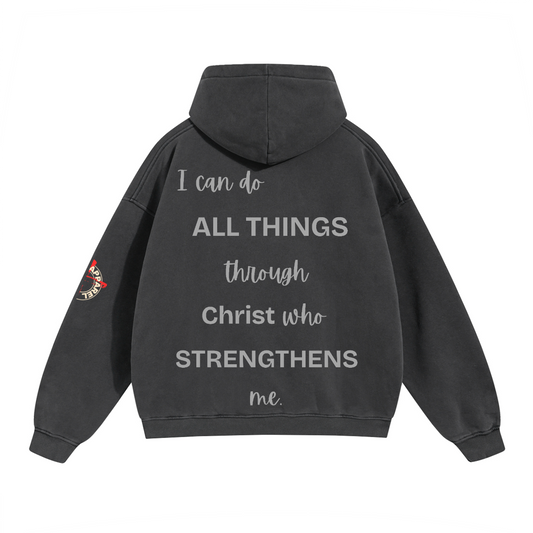 Philippians 4:13/ Boxy Hoodie