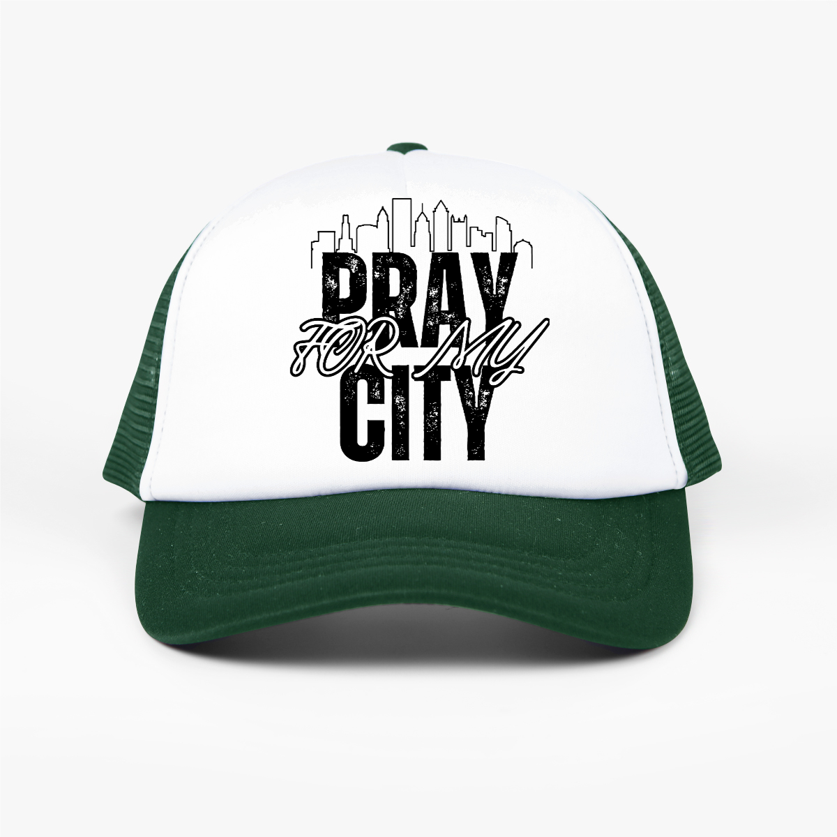 Pray for my city trucker hat