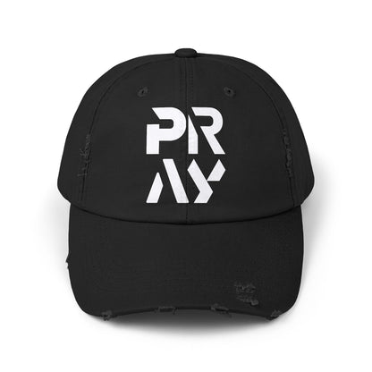 PRAY Distressed Hat