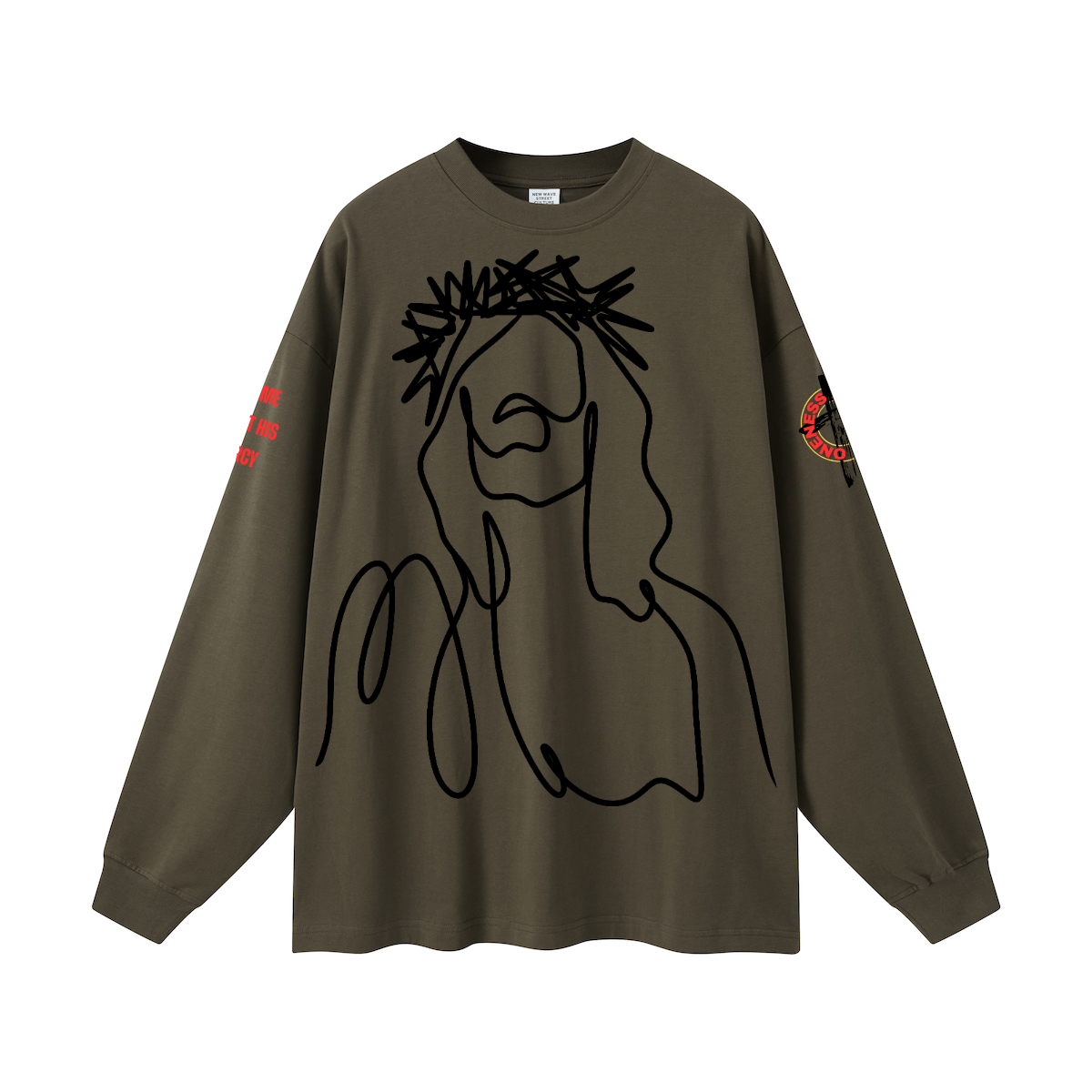 Jesus Crown of thorns l/s