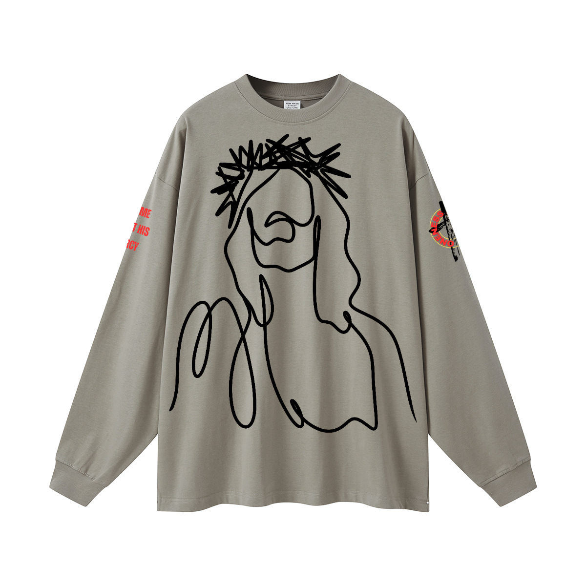 Jesus Crown of thorns l/s