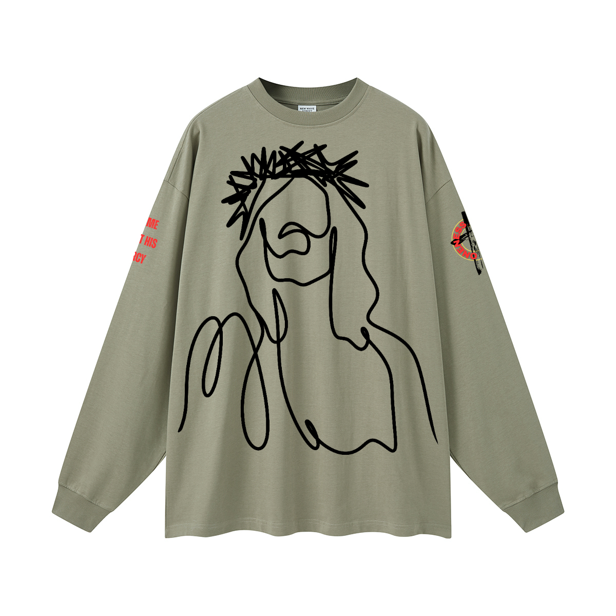 Jesus Crown of thorns l/s