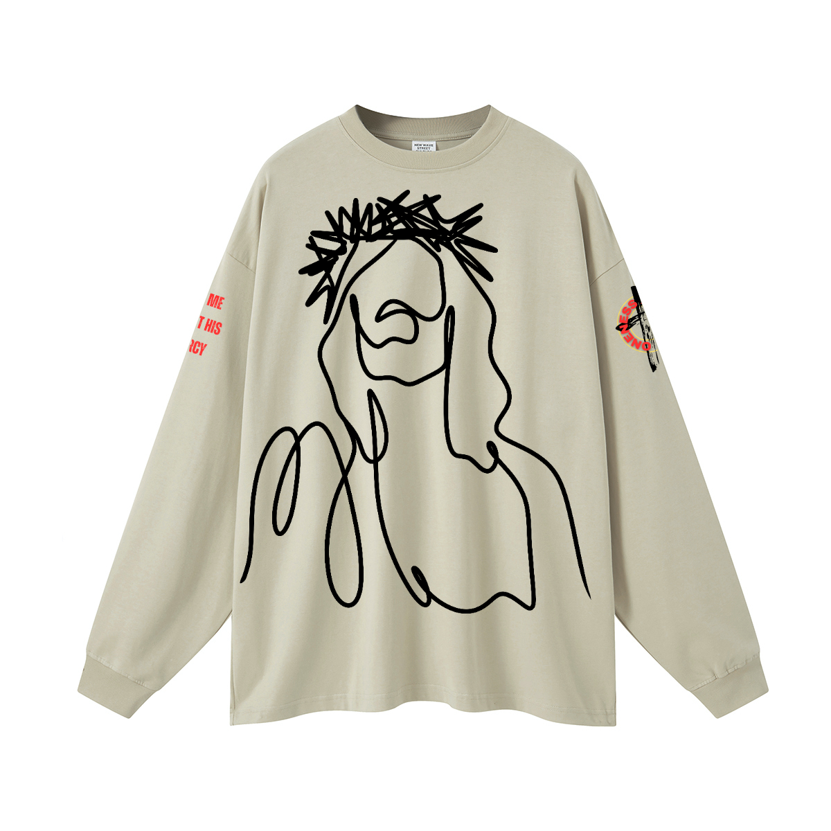 Jesus Crown of thorns l/s