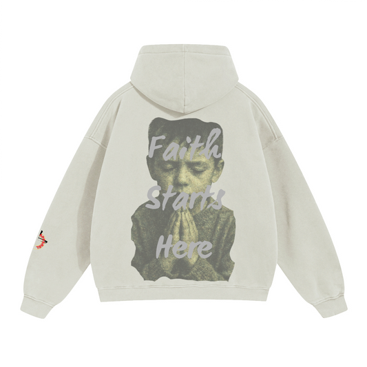 Faith Starts Here Hoodie