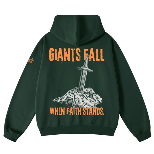 When Faith Stands Looped Hoodie
