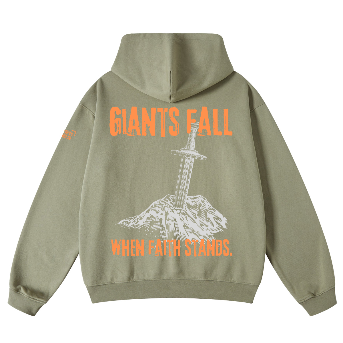 When Faith Stands Looped Hoodie