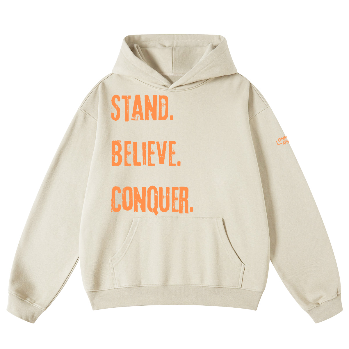 When Faith Stands Looped Hoodie