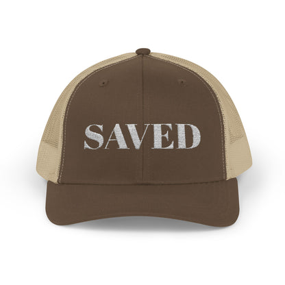 Saved Snapback Trucker hat