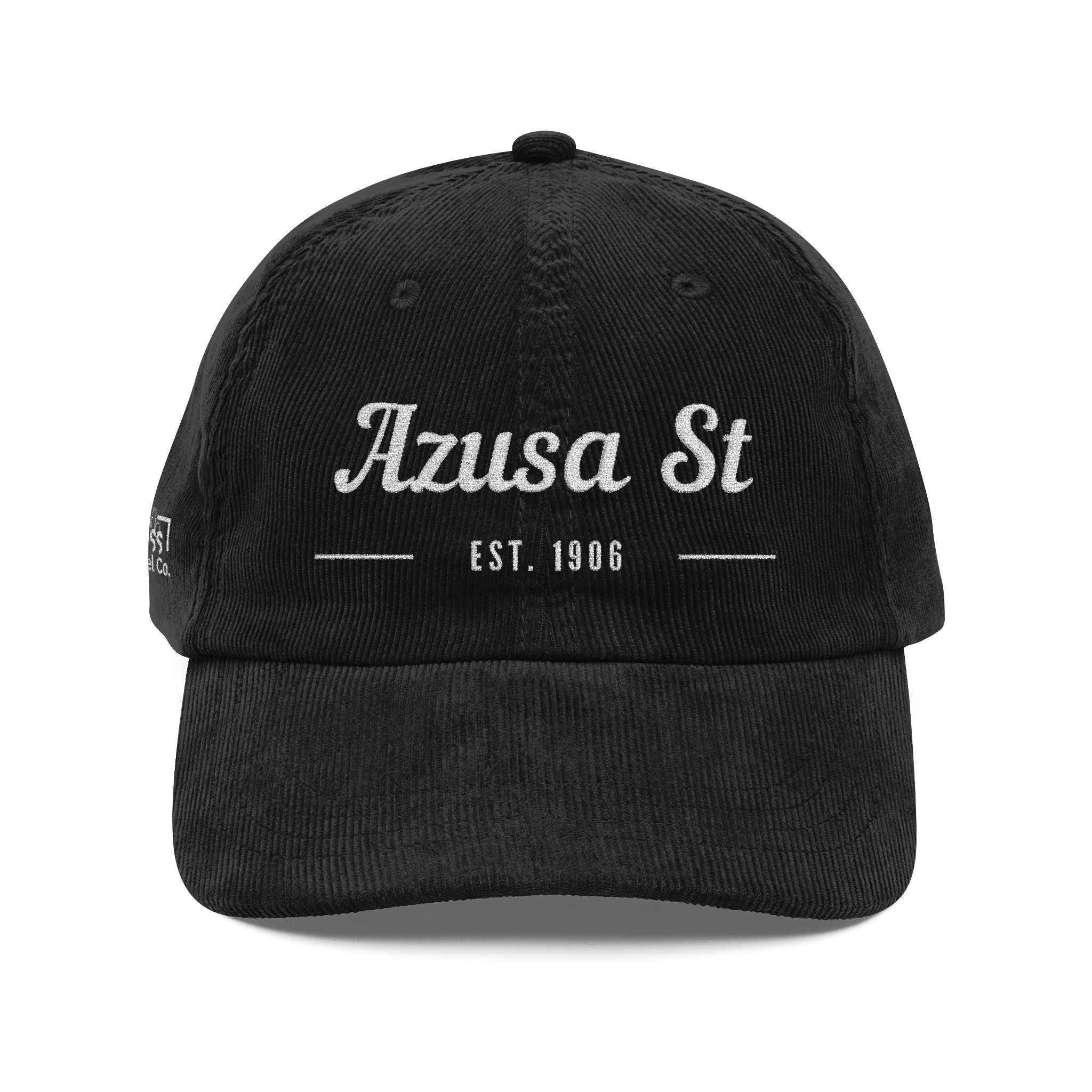 Azusa Street/ Vintage Embroidered Corduroy Hat