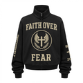 Faith Over Fear Stand-collar Jacket