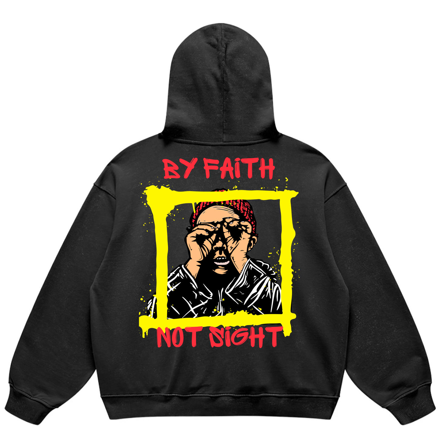By Faith Super Heavyweight Oversized Retro Hoodie