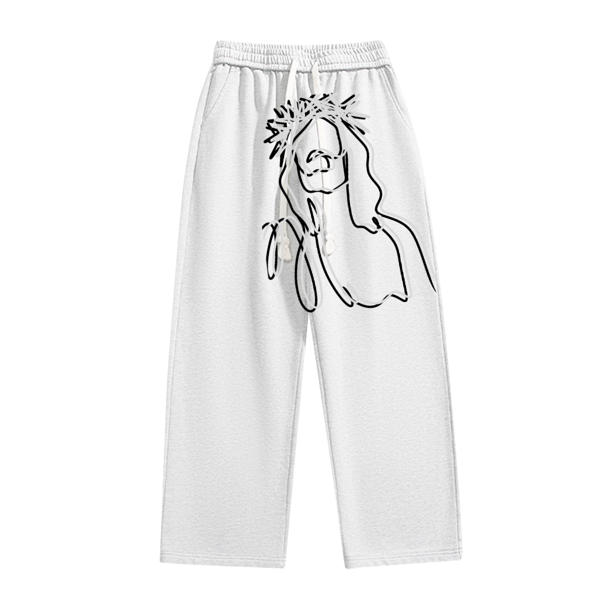 Jesus sketch sweatpants