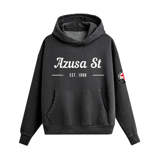 Azusa St. Heavyweight Washed Boxy Hoodie