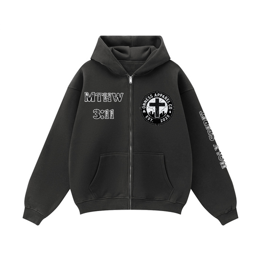 Holy Spirit/ Zip-up Oversized Hoodie