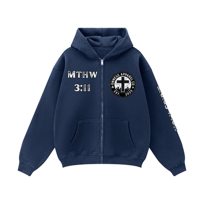 Holy Spirit/ Zip-up Oversized Hoodie