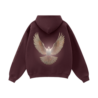 Holy Spirit/ Zip-up Oversized Hoodie
