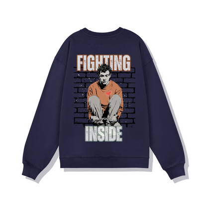 Fighting Inside/ Oversized Sweatshirt