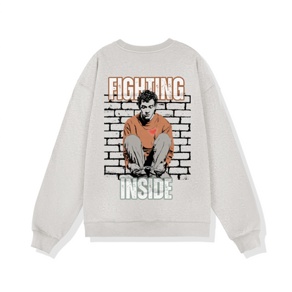 Fighting Inside/ Oversized Sweatshirt