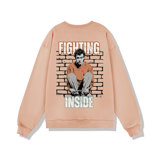 Fighting Inside/ Oversized Sweatshirt